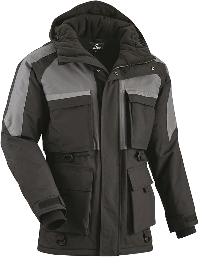 Guide Gear Barrier Ice Winter Men's Parka Jacket, Insulated, Waterproof and Heavy Duty